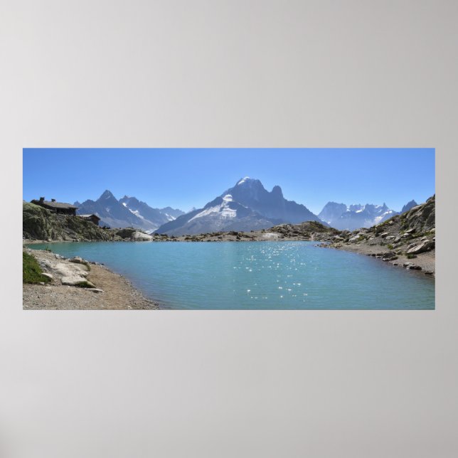 Lac Blanc French Alps Poster (Vorne)