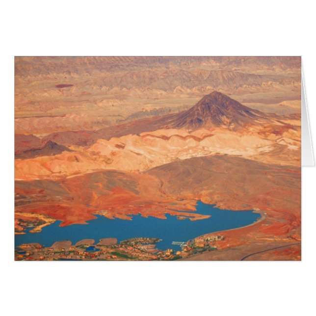 Lac bleu, désert rouge par Cynthia Wenslow (Devant horizontal)