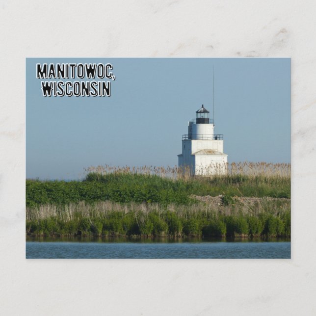 Lac Carte postale du Wisconsin du Manitoba (Devant)