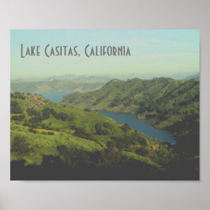 Lac Casitas, Californie - Poster