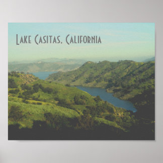 Lac Casitas, Californie - Poster