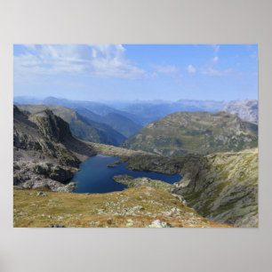 Lac Cornu Französische Alpen Chamonix Gebiet Poster