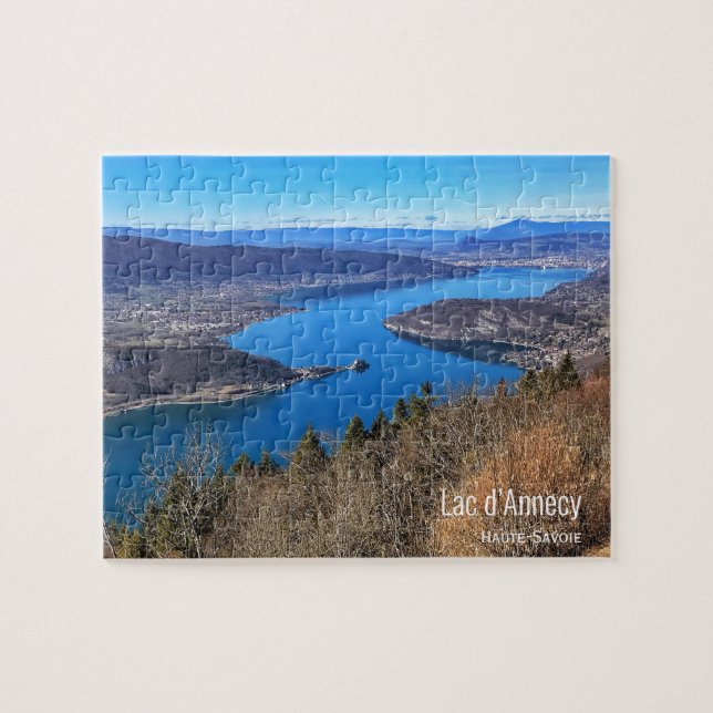 Lac d’Annecy / Lake Annecy, Französische Alpen (Horizontal)