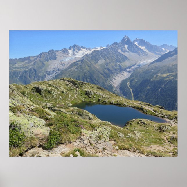 Lac de Cheserys - Französische Alpen Poster (Vorne)