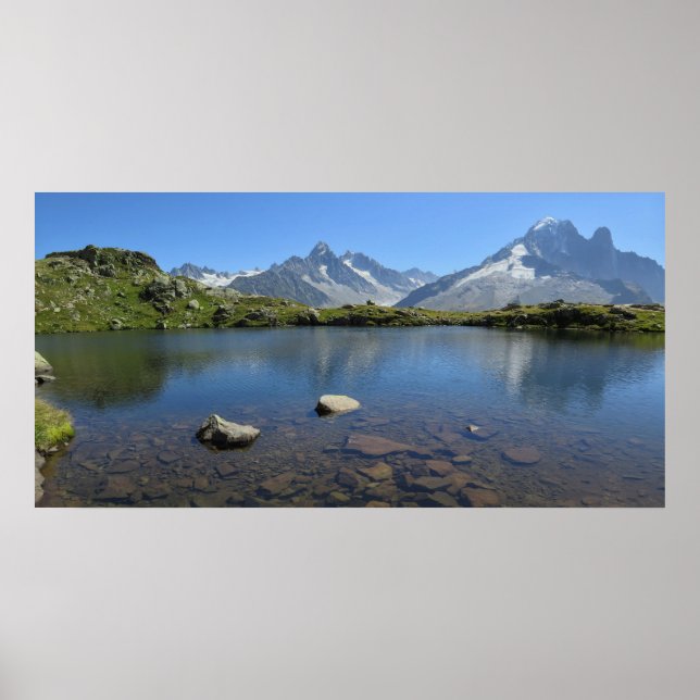 Lac de Cheserys - Französische Alpen Poster (Vorne)