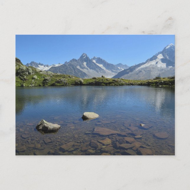 Lac de Cheserys - Französische Alpen Postkarte (Vorderseite)