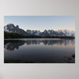 Lac de Cheserys Sonnenaufgang Chamonix Poster
