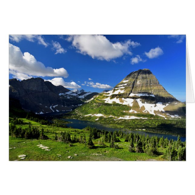Lac et montagne cachés de Bearhat (Devant horizontal)
