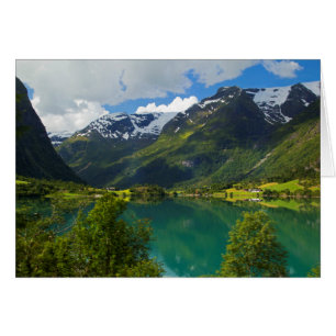 Lac Floen pittoresque, Norvège