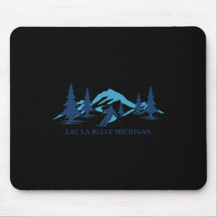 Lac La Belle Michigan Ski Resort Skifahren Mousepad