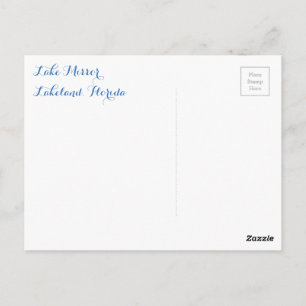 Lac Mirror - Lakeland, Floride carte postale