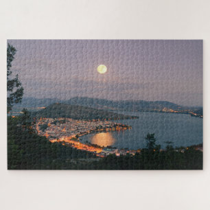 Lac Moon Kastoria Grèce Jigsaw Puzzle