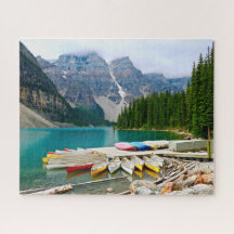 Lac Moraine Parc national Banff Jigsaw Puzzle