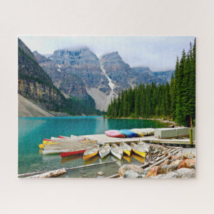 Lac Moraine Parc national Banff Jigsaw Puzzle