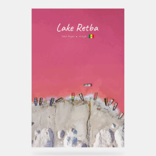 Lac Retba, Sénégal - Bateaux du lac rose