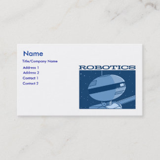 Lac "ROBOTIQUE autumn !" Carte de visite