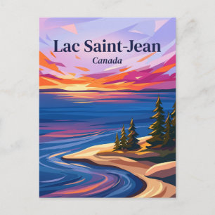 Lac Saint-Jean Kanada Postkarte