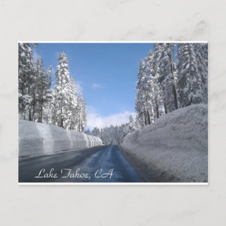 Lac Tahoe, CA avec beaucoup de carte postale de ne