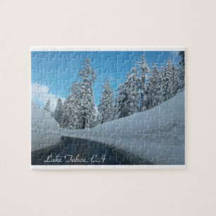 Lac Tahoe, CA avec beaucoup de Puzzle de neige