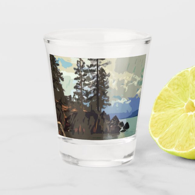 Lac Tahoe Verre de tir (Devant)