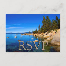 Lac Tahoe Wedding RSVP