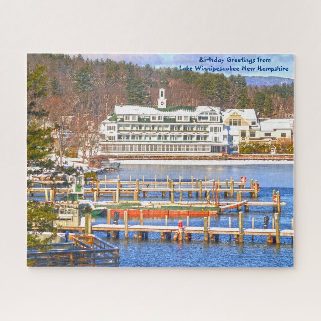 Lac Winnipesaukee New Hampshire. Jigsaw Puzzle (Horizontal)