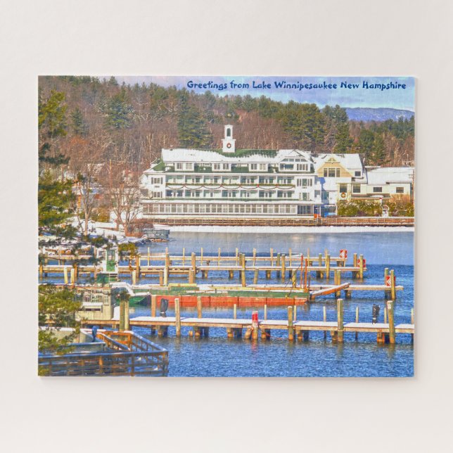Lac Winnipesaukee New Hampshire. Jigsaw Puzzle (Horizontal)