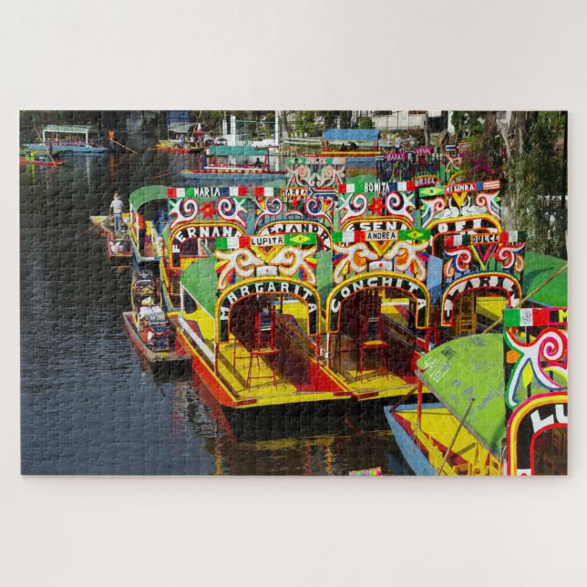 Lac Xochimilco Mexique. Jigsaw Puzzle (Horizontal)