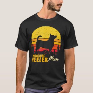 Lacanshire Heeler Mama Mama Vintag Retro Dog Fraue T-Shirt