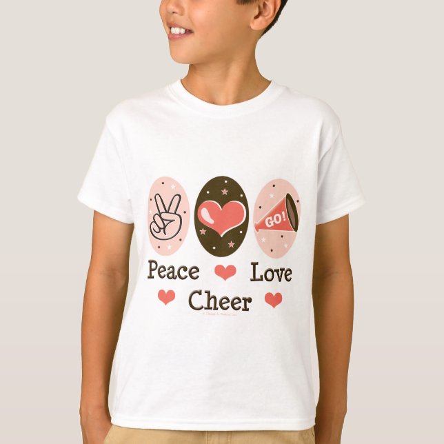 L'acclamation d'amour de paix badine le T-shirt (Devant)