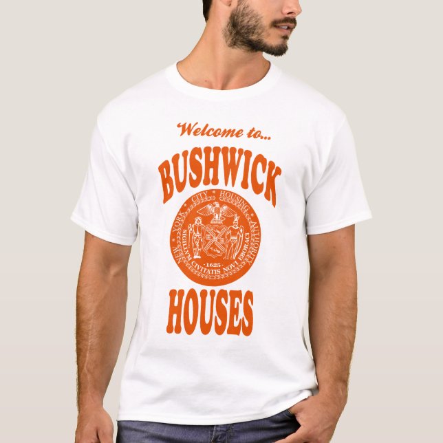 L'accueil à Bushwick loge le T-shirt (Devant)