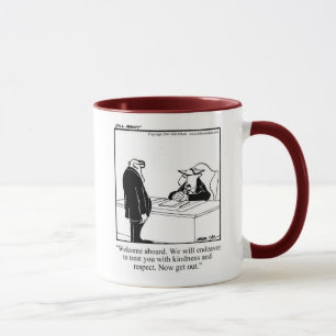 L'Accueil Amusant De La Mug De Gestion