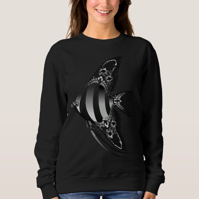 Lace Angel Fish Sweatshirt (Vorderseite)