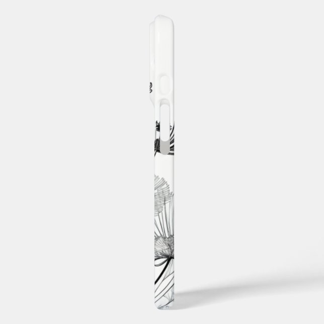 Lace Bloom iPhone 16 Hülle (Rückseite / Links)