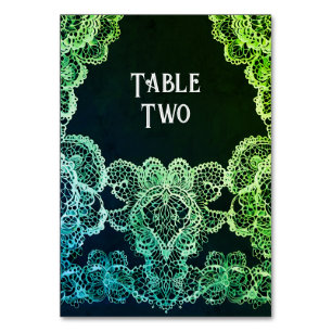 Lace Blossom Blooms Tischnummer