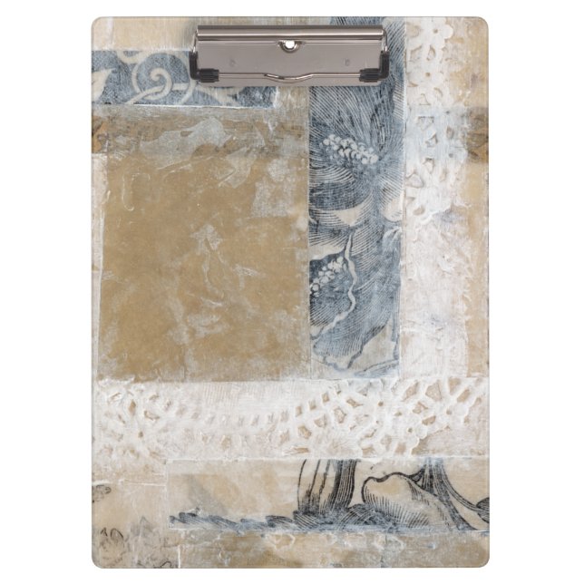 Lace Collage II Klemmbrett (Vorderseite)