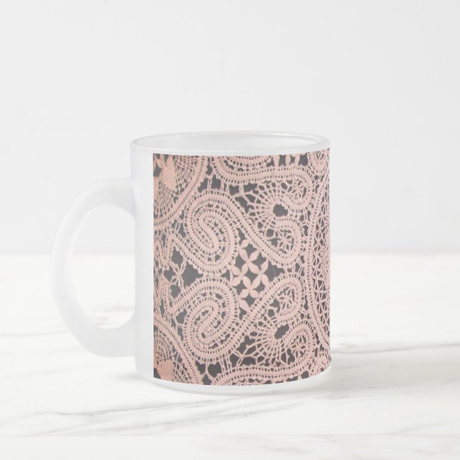 LACE de tasse de verre givrée de 10 oz congelée (Gauche)