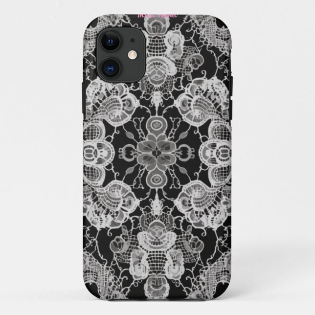 Lace Floral Harmony Case-Mate iPhone Hülle (Rückseite)