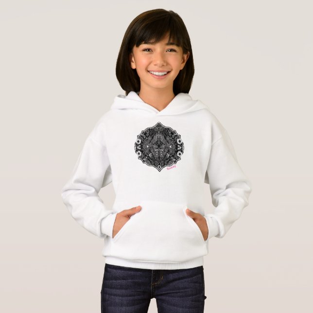 Lace Floral Harmony Hoodie (Vorne ganz)