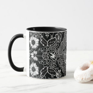 Lace Floral Harmony Tasse