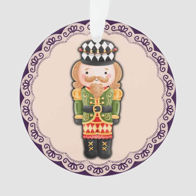 Lace Frill Nutcracker Magic - Akryler Ornament (Vorderseite)