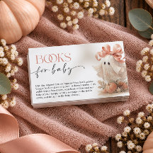 Lace Ghost Halloween Baby Shower Books for Baby