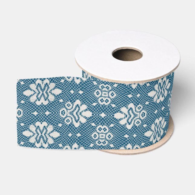 Lace Grosgrain Ribbon Ripsband (Spule)
