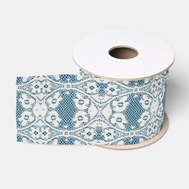 Lace Grosgrain Ribbon Ripsband (Spule)
