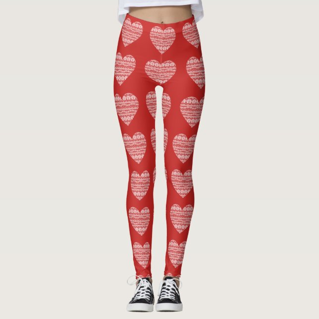 Lace Heart Leggings (Vorderseite)