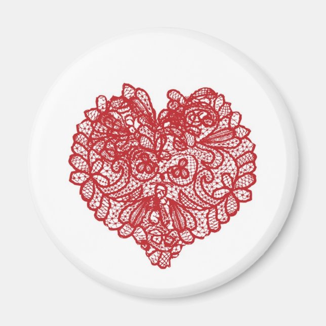 Lace Heart Magnet (Vorne)