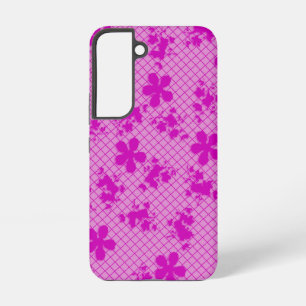 Lace Hot Pink Floral Samsung Galaxy S6, Tough Hülle