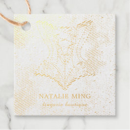 Lace Lingerie Boutique Logo Geschenkanhänger