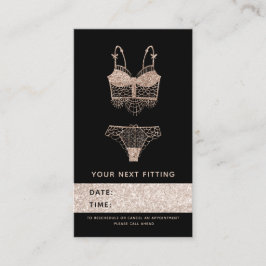 Lace Lingerie-Boutique-Logo Terminkarte