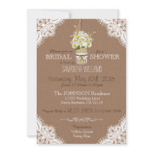 Lace Mason Jar Daisis Rustikales Brautparty